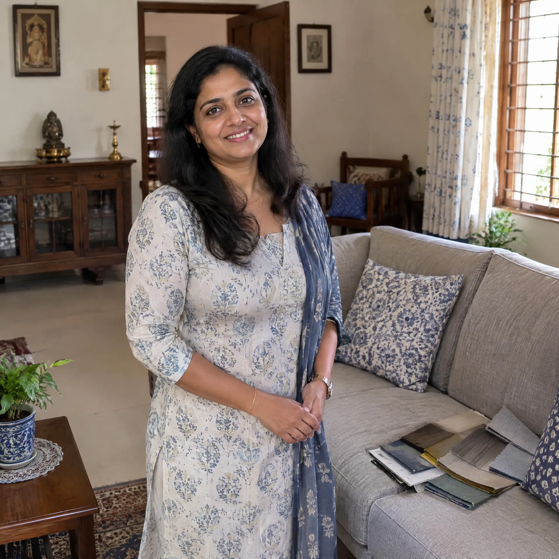 Ananya Shah sofa re-upholstery